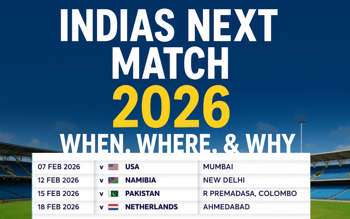 india next match 2026