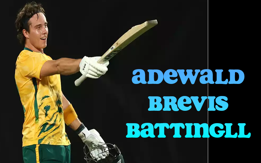 Dewald Brevis batting